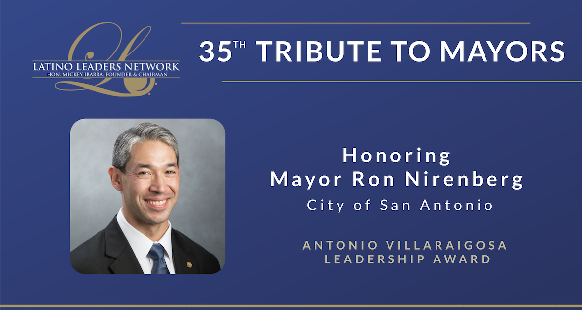 35th Tribute to Mayors honors Mayor Ron Nirenberg