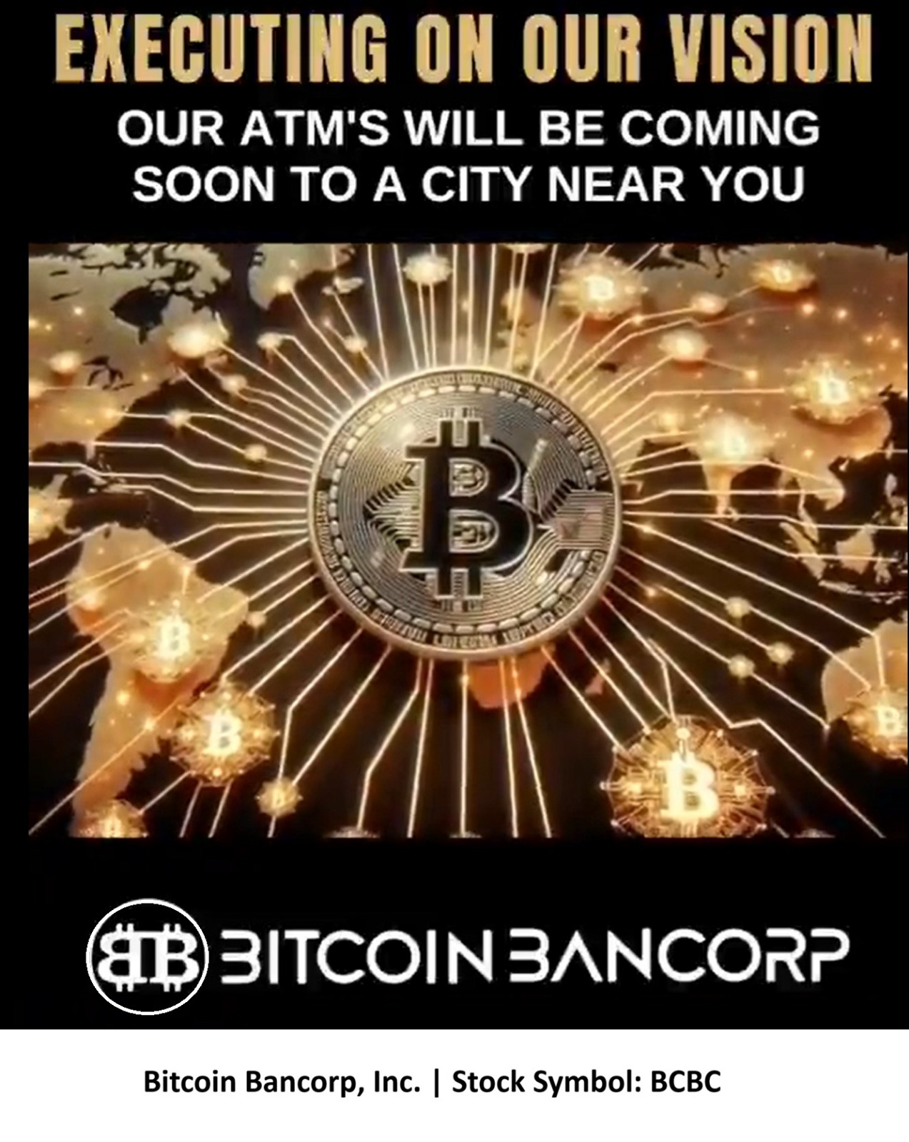 Bitcoin Bancorp, Inc. (Stock Symbol: BCBC)