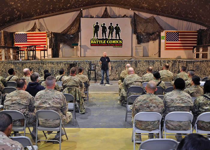 Don Barnhart Entertaining The Troops Worldwide
