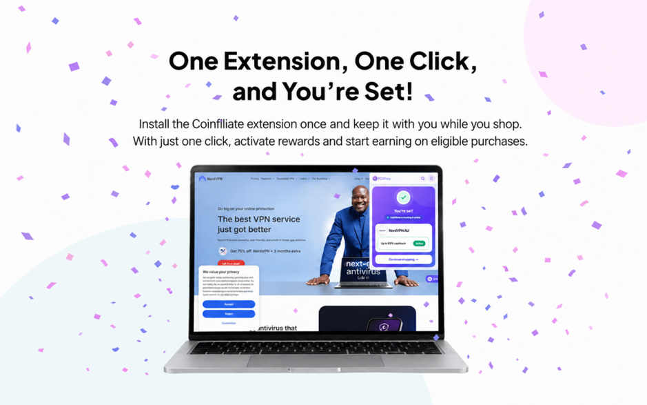 Get Cashback With One Click