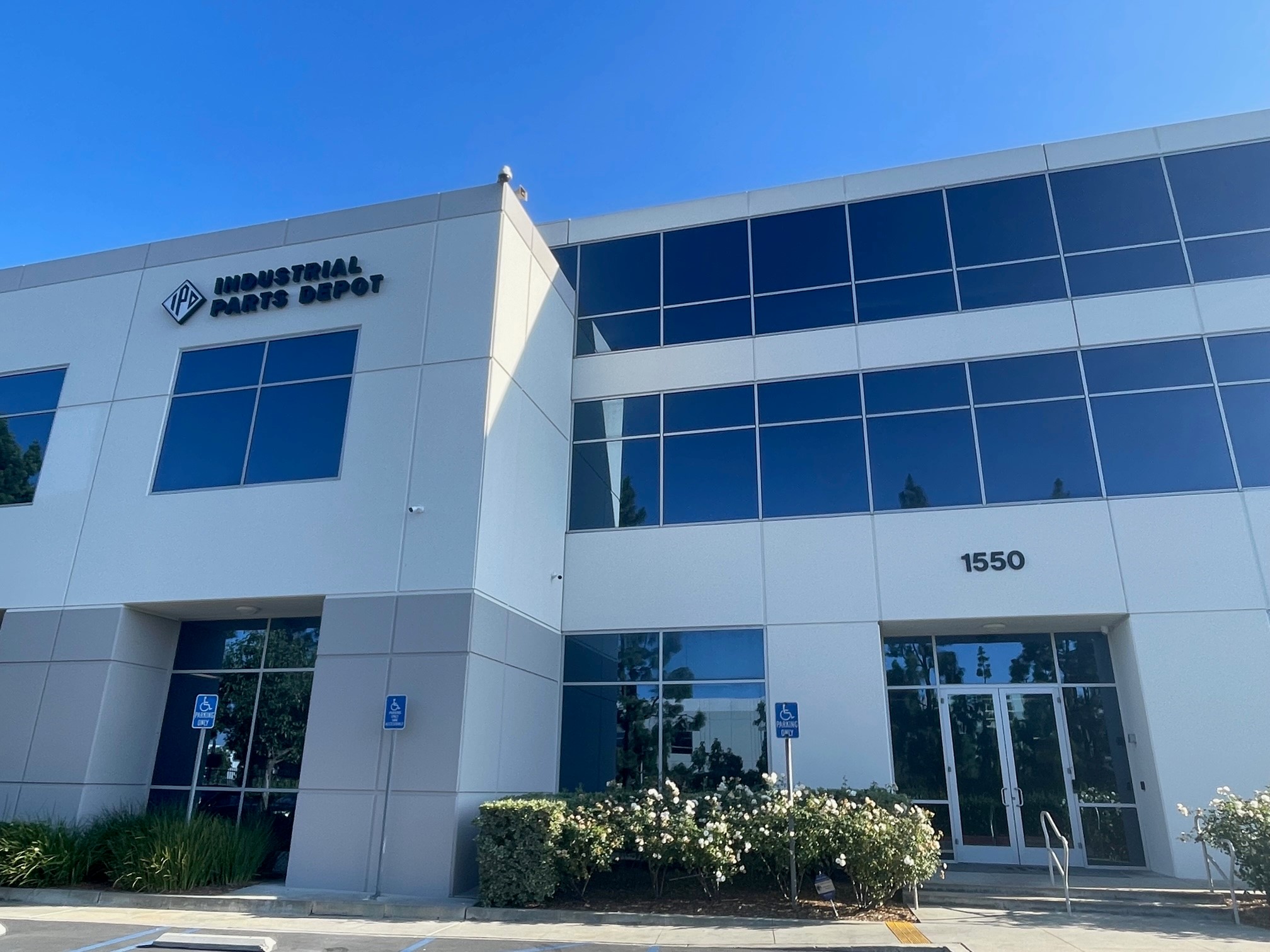 IPD's new exterior including a back-lit sign.