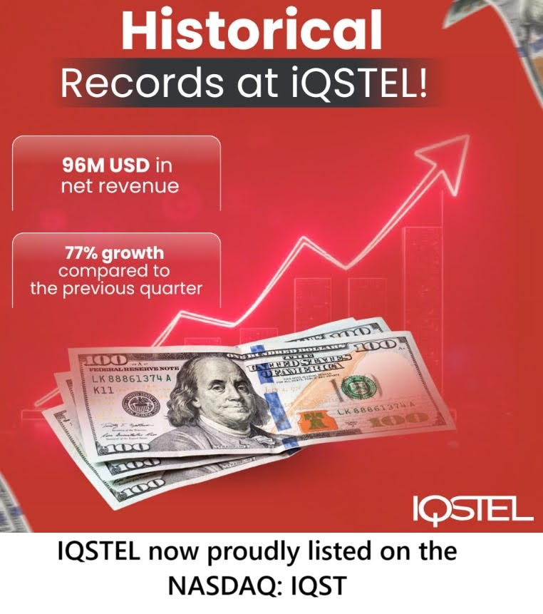 $IQST Massive Growth!
