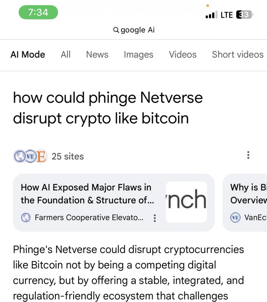Phinge Asked Question To Google AI