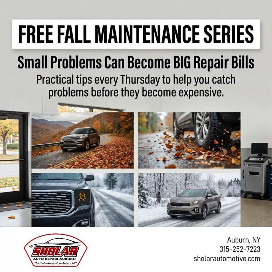 Sholar Automotive Fall Maintenance Guide