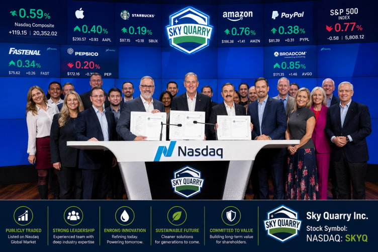 Sky Quarry Inc. (Nasdaq: SKYQ) $SKYQ