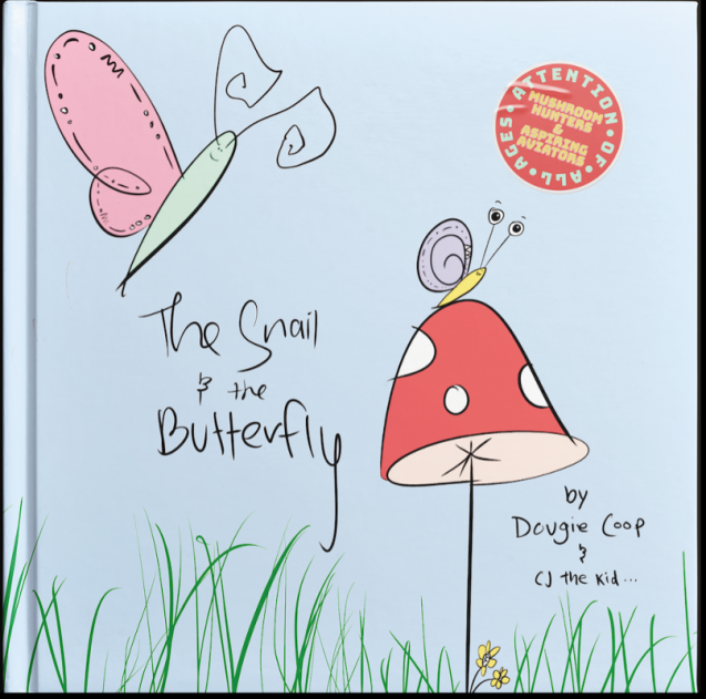 Snail Butterfly Children's Book Front Cover