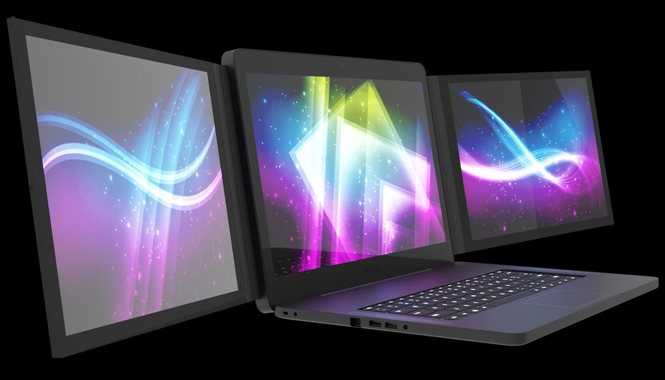 Textbook Triple Screen Laptop
