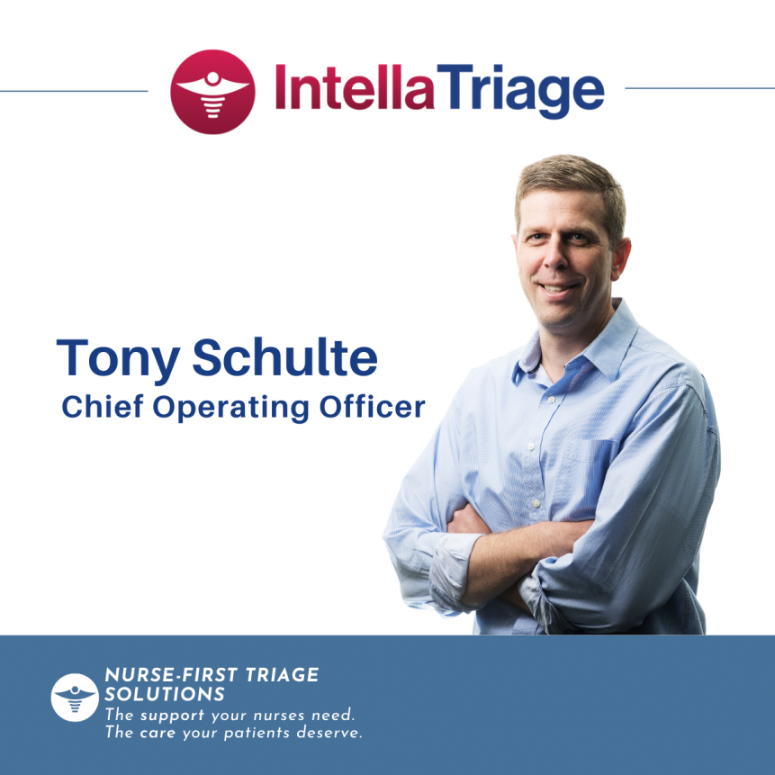 Tony Schulte, Intellatriage COO